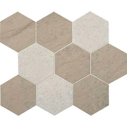 Ascend - Gray Virtue Hexagon Mosaic