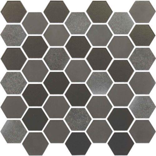 Exagon - Anthracite Hxp-5 - 2 X 2 Mosaic
