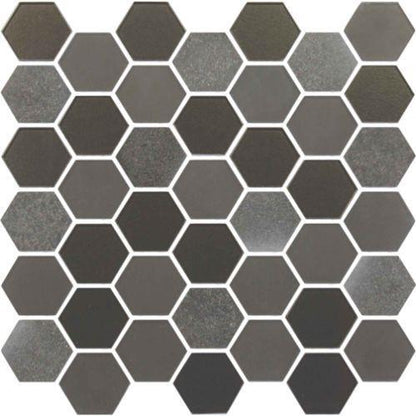 Exagon - Anthracite Hxp-5 - 2 X 2 Mosaic
