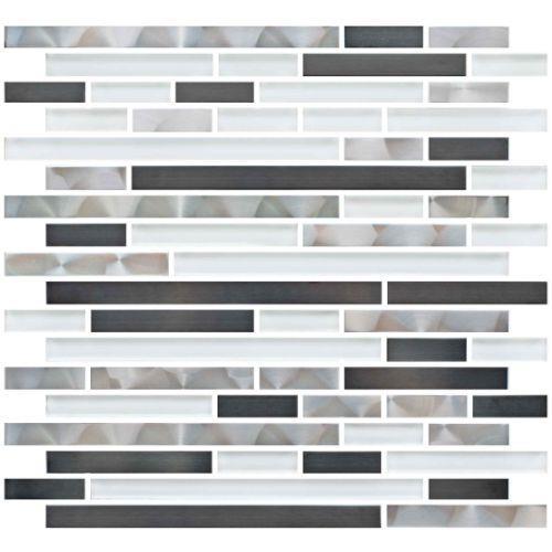 Metal in Super White - 12 X 12
