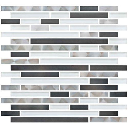 Metal in Super White - 12 X 12