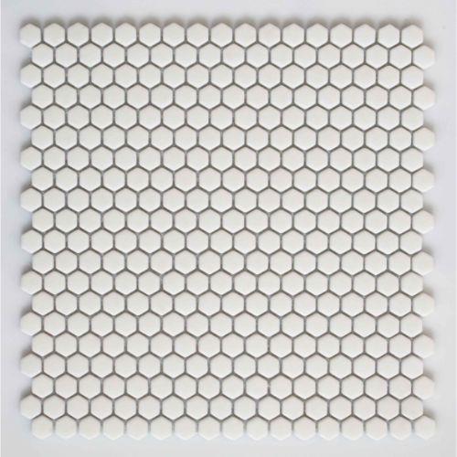 Precious - White - 0.6 X 0.6 Mosaic