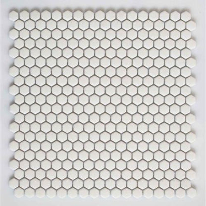 Precious - White - 0.6 X 0.6 Mosaic