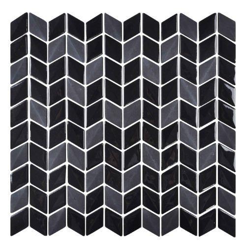 Tulip - Nero - 1 X 2 Mosaic