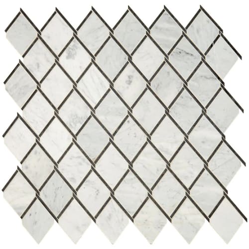 Lavaliere - Carrara WhiteBlack Ant Mirror Chain Link