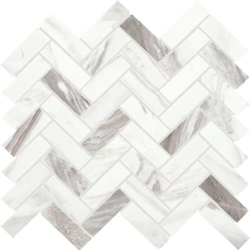 Eclessia Marble - Volakas Herringbone
