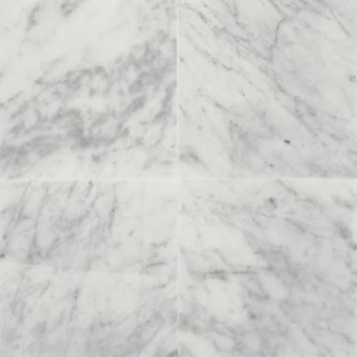 Marble - Carrara White-12X12-Honed