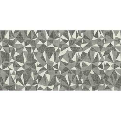 Fabric Art - Modern Kaleidoscope White Ash Prism 12X24