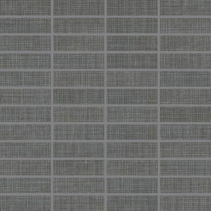 Fabric Art - Modern Textile Dark Gray 1X3