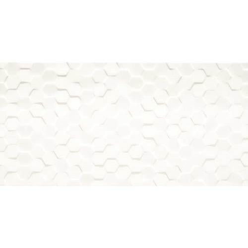 Multitude - Origami White Hexagon 12X24
