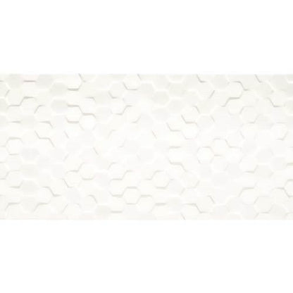 Multitude - Origami White Hexagon 12X24