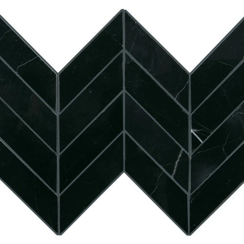 Pietra Divina - Nero Marquina Chevron
