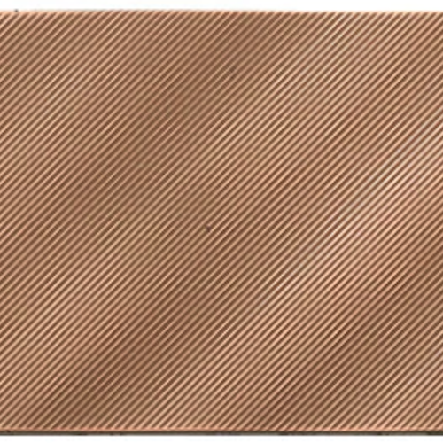 Refined Metals - Bronze - Linear Wave Gloss - 2X8