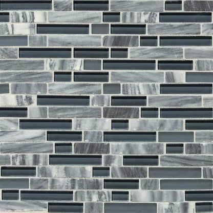 Stone RadianceTrade - Glacier Gray Marble Random Mosaic Blend