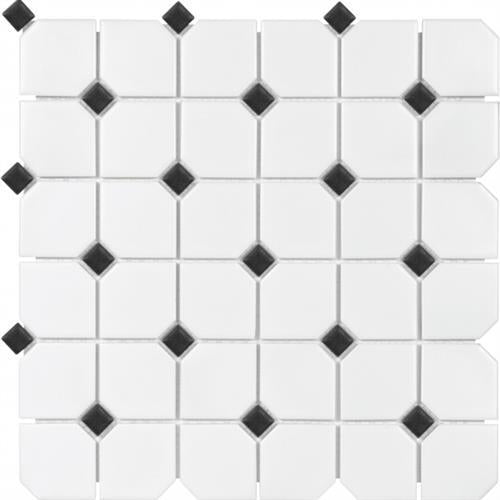 Wall ArtFloor Art - Wall Art Matte WWhite Dot-B 3X6