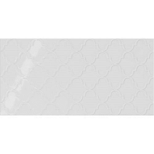 Showscape - Stylish White Arabesque 12X24