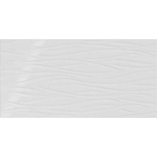 Showscape - Stylish White Brushstroke 12X24