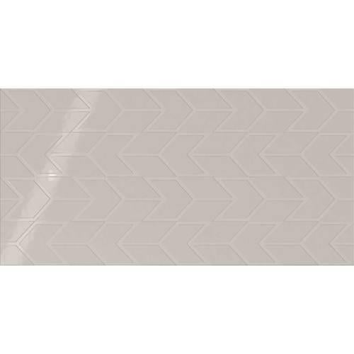 Showscape - Soft Gray Chevron 12X24