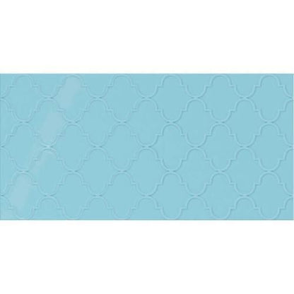 Showscape - Crisp Blue Arabesque 12X24