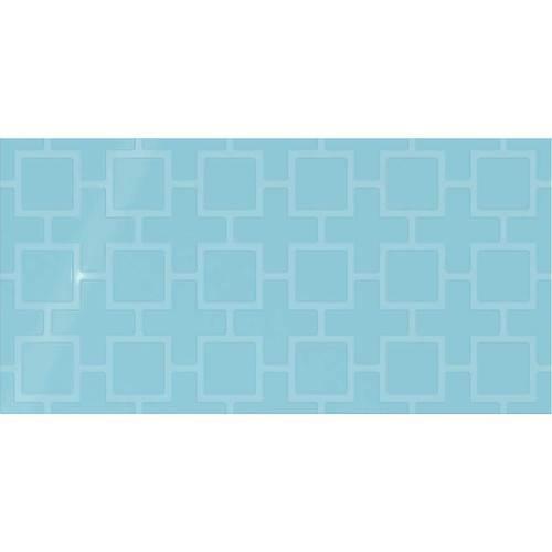 Showscape - Crisp Blue Square Lattice 12X24