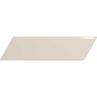 Chevron - Glossy Cream Left - 2 X 7