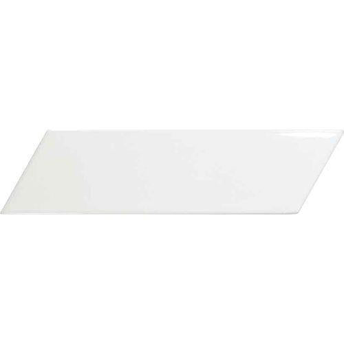 Chevron - Glossy White Left - 2 X 7