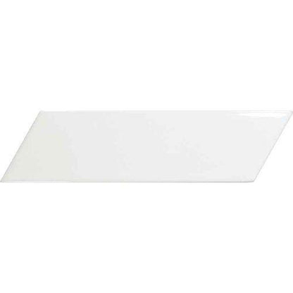 Chevron - Glossy White Left - 2 X 7