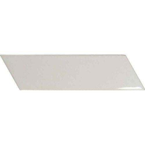 Chevron - Glossy Light Grey Right - 2 X 7