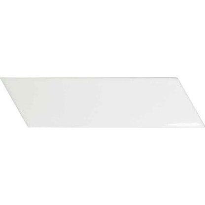 Chevron - Matt White Right - 2 X 7
