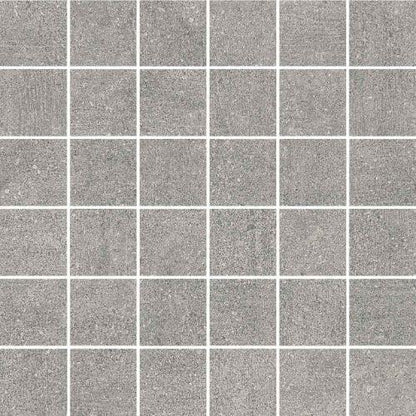 Newcon - Silver Grey - 2 X 2 Mosaic