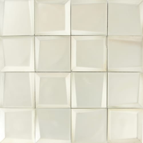 Sideview Glass - Silver 3"X3" Matte