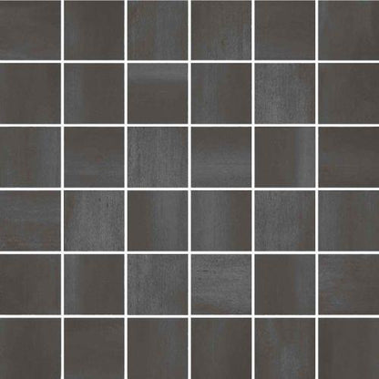 Gaia - Anthracite - 2 X 2 Mosaic