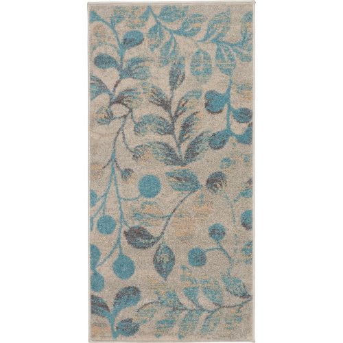 Tranquil Tra03 - IvoryTurquoise