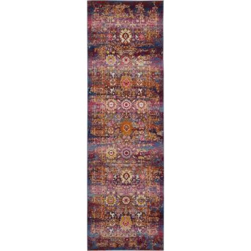 Vintage Kashan Vka03 - RedMulticolor