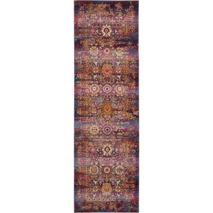 Vintage Kashan Vka03 - RedMulticolor