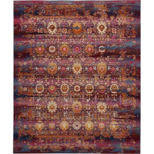 Vintage Kashan Vka03 - RedMulticolor