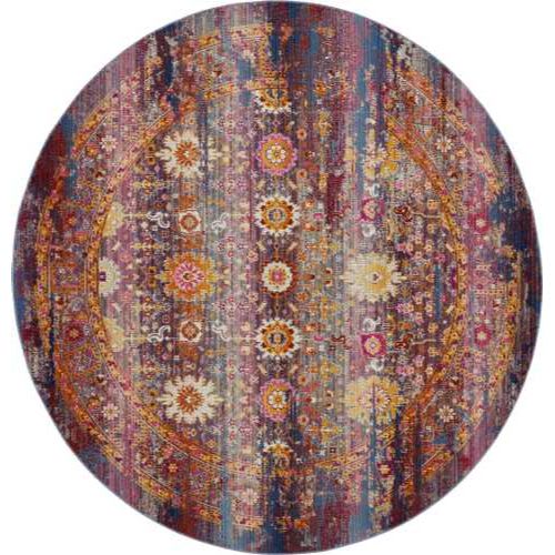 Vintage Kashan Vka03 - RedMulticolor