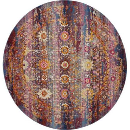 Vintage Kashan Vka03 - RedMulticolor