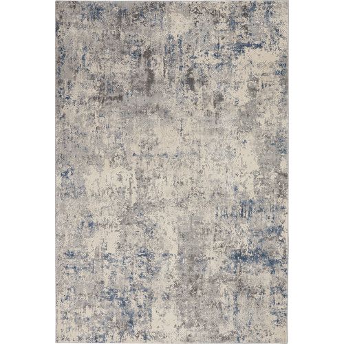 Rustic Textures Rus07 - IvoryGrey-Blue