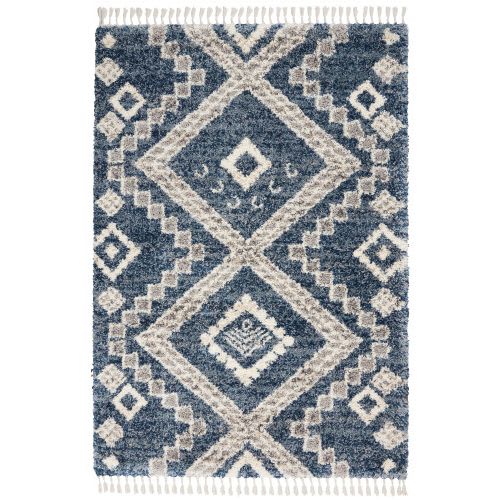 Oslo Shag Osl02 - Denim Blue