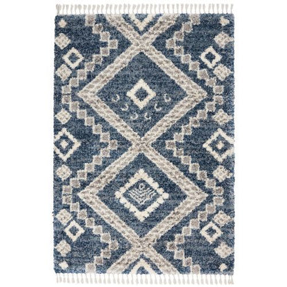 Oslo Shag Osl02 - Denim Blue