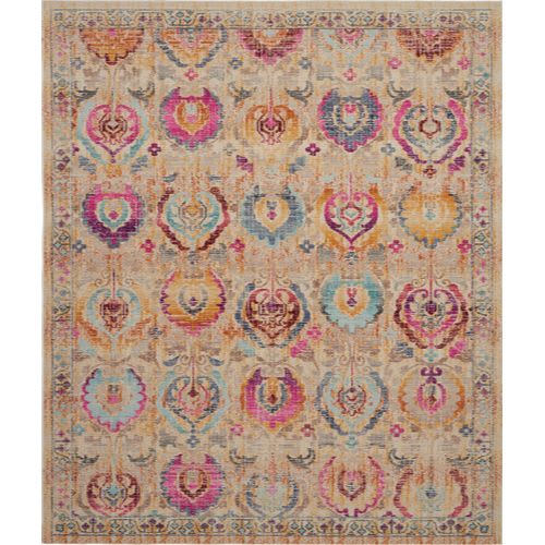 Vintage Kashan Vka04 - IvoryMulticolor
