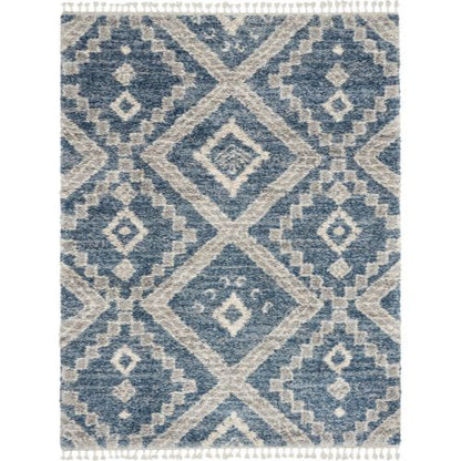 Oslo Shag Osl02 - Denim Blue