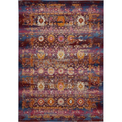 Vintage Kashan Vka03 - RedMulticolor