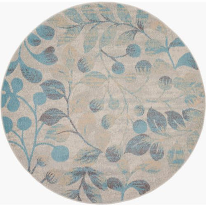 Tranquil Tra03 - IvoryTurquoise
