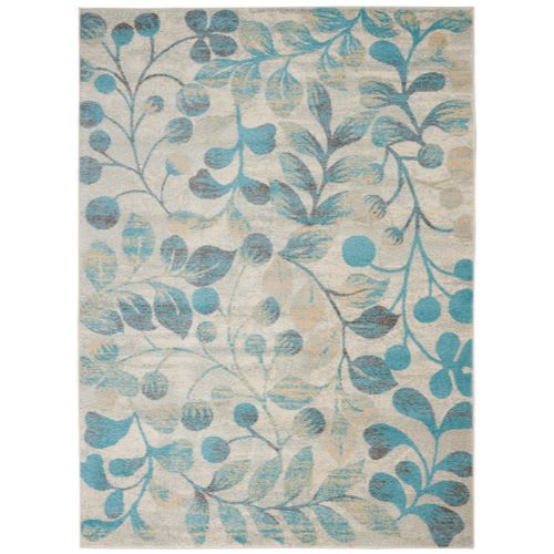 Tranquil Tra03 - IvoryTurquoise