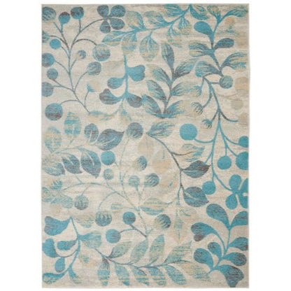Tranquil Tra03 - IvoryTurquoise