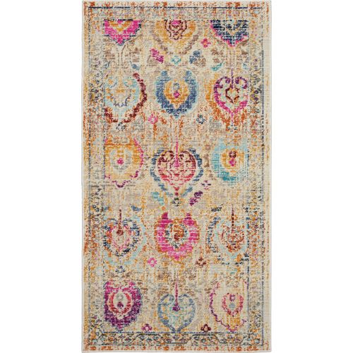 Vintage Kashan Vka04 - IvoryMulticolor